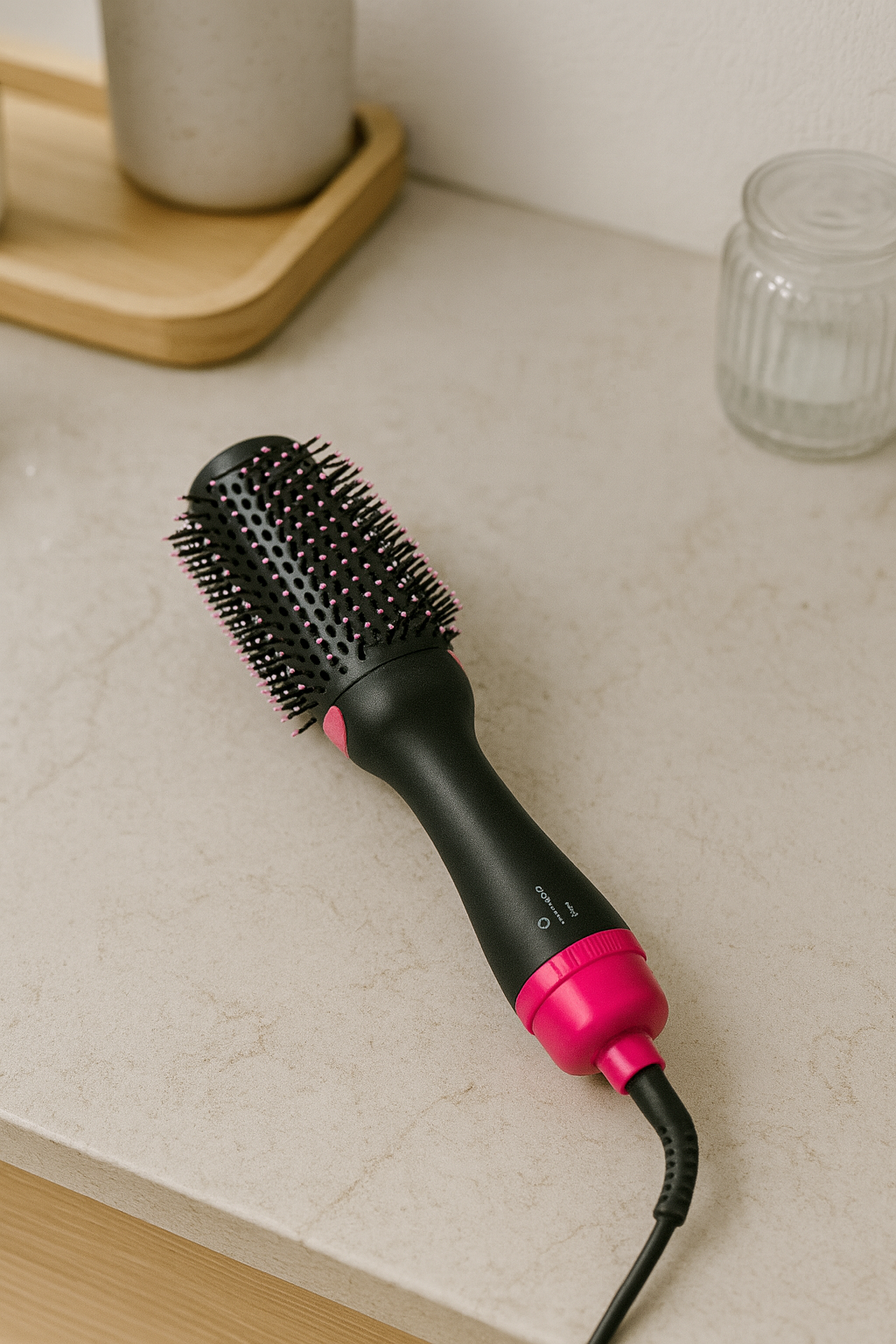 CEPILLO SECADOR Y VOLUMINIZADOR ROSA