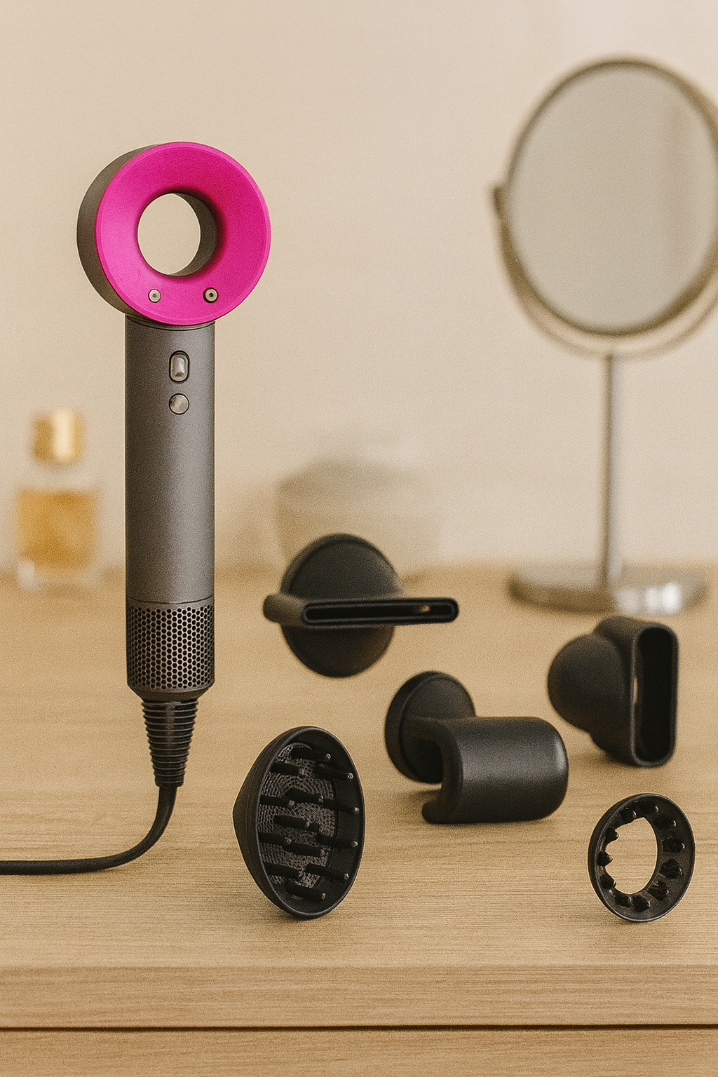 SECADOR DE PELO PROFESIONAL CON CABEZALES IMANTADOS