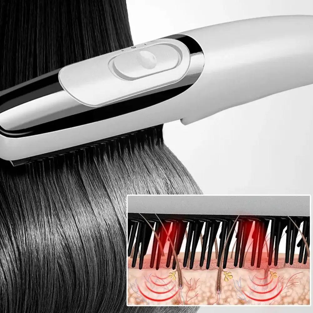 CEPILLO ANTICAÍDA CON LUZ INFRARROJA Y VIBRACIÓN